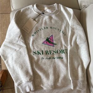 Whistler Mountain Gray Sweater